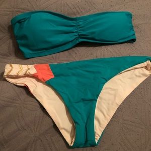 LAST CHANCE!! L*SPACE teal bikini